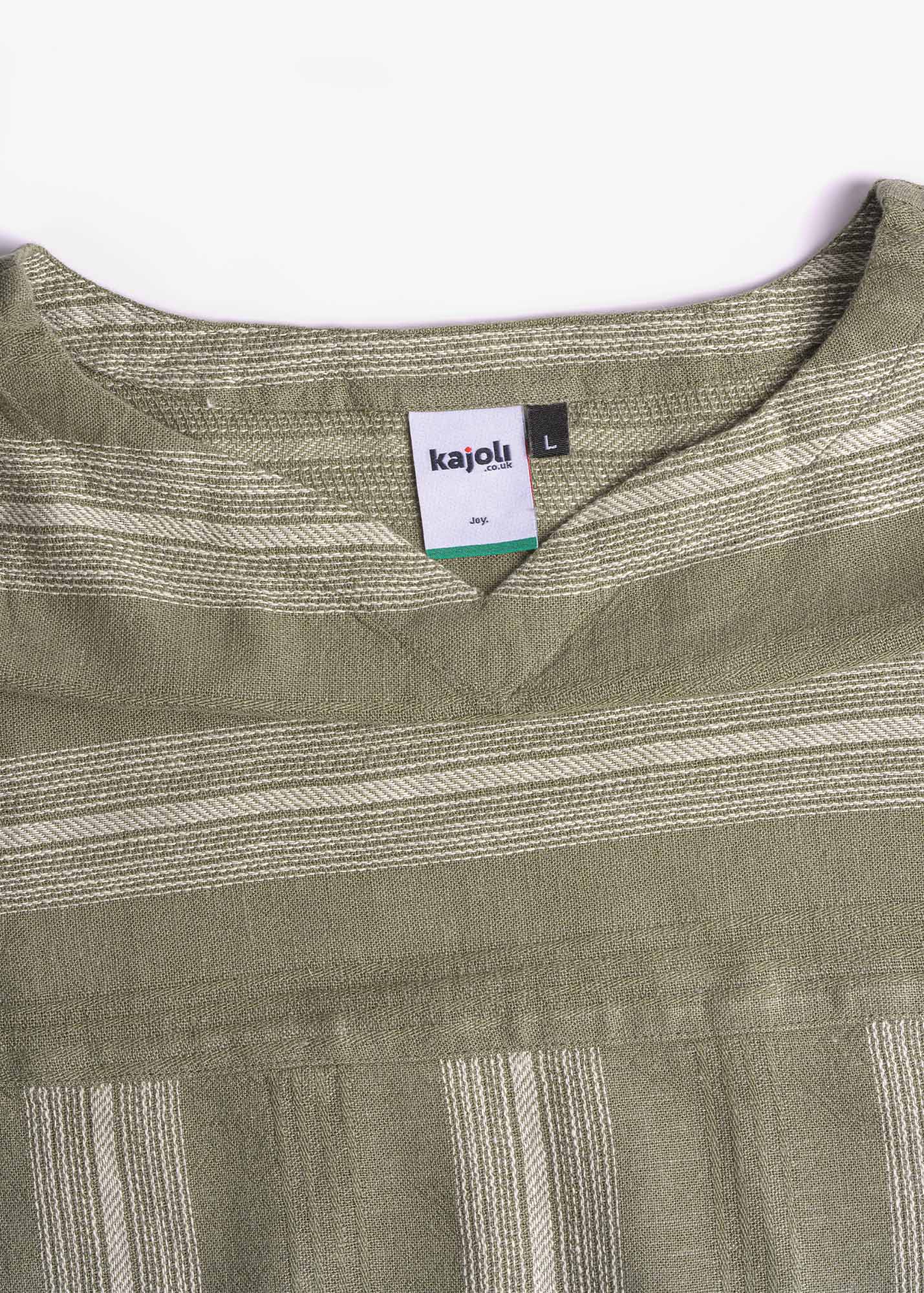 Classic Eastern Styled Kurti Tunic in Olive Green